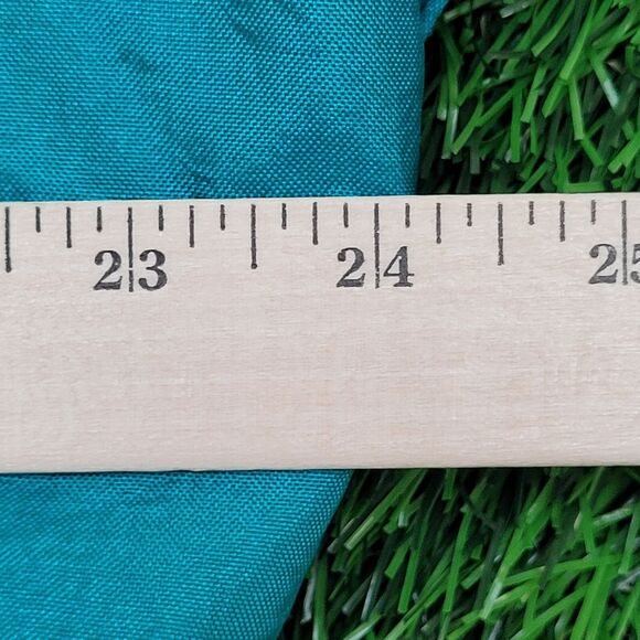 Vintage 80s MOD Jacket Womens Large 25x25 Turquoise - Picture 15 of 16